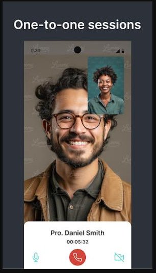 One-to-one video session