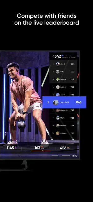 Live leaderboard