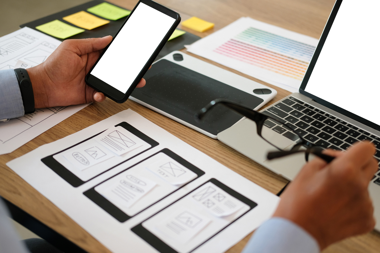 Flutter UI UX design for modern mobile applications