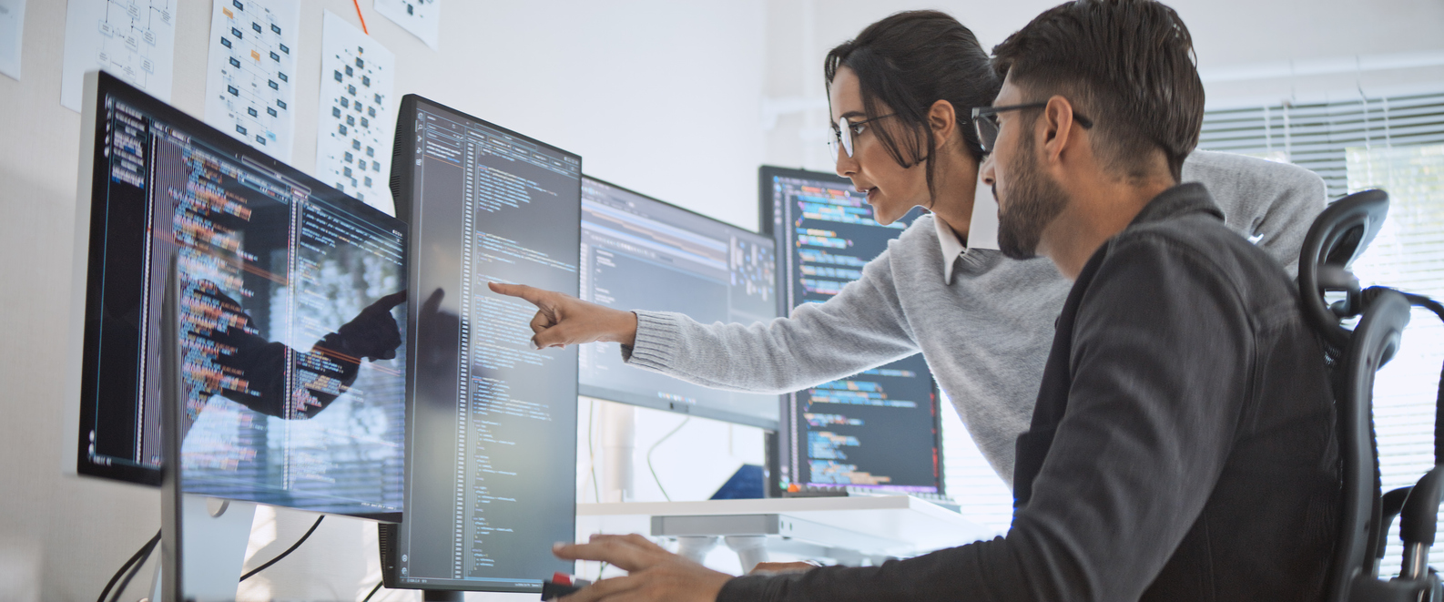 Indian AI developers collaborating on a business AI project